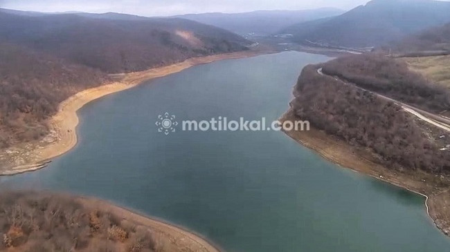 Pamje ekskluzive nga gjendja momentale e ujit në Liqenin e Badovcit