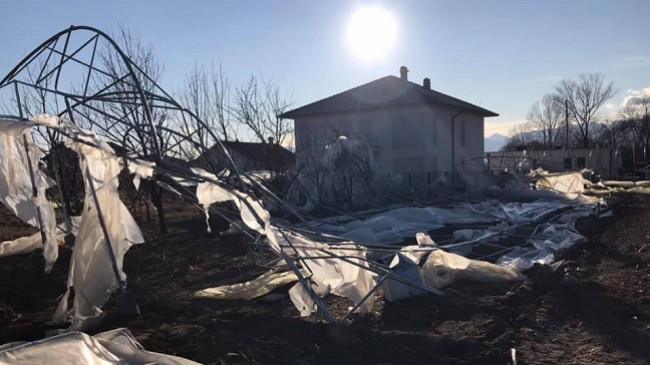 [Foto] Erërat e fuqishme shkatërrojnë serat dhe bletët në Istog