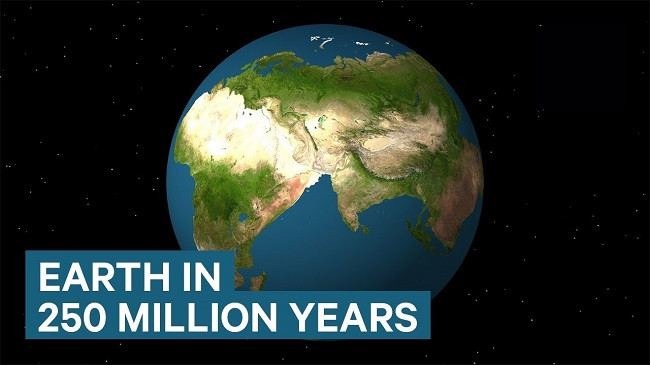 Si do të duket toka pas 250 milionë vjetësh sipas pllakave tektonike?