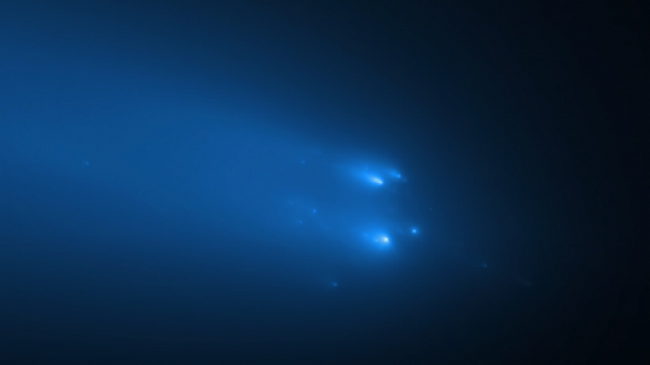 Teleskopi Hubble kap imazhe të rralla se si shpërthen një kometë