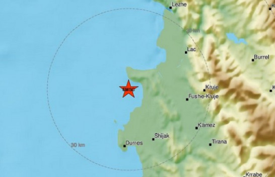Tërmet në detin Adriatik