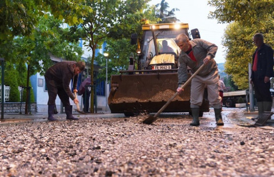 Pamje dramatike nga përmbytja në Librazhdit [Foto]