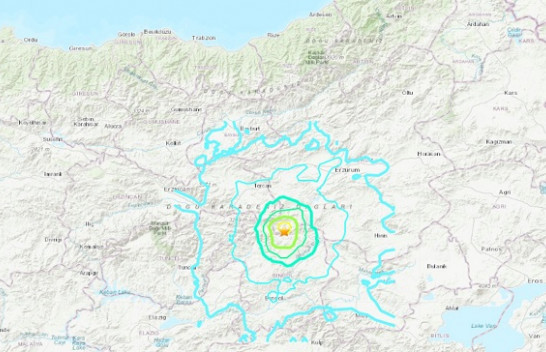 Një tërmet me magnitudë 5.7 godet Turqinë lindore