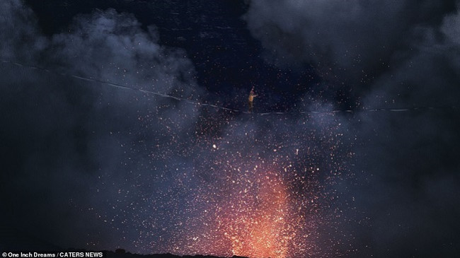 Rrezikuan jetën mbi vullkan, dy aventurierë vendosin rekord të ri botëror [Foto]