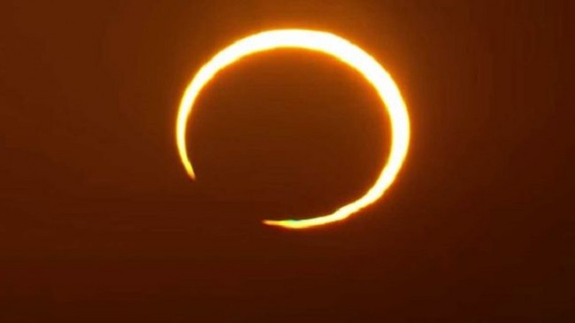 Eklipsi diellor: NASA tregon se si do të duket dielli i 'unazës së zjarrit' këtë fundjavë