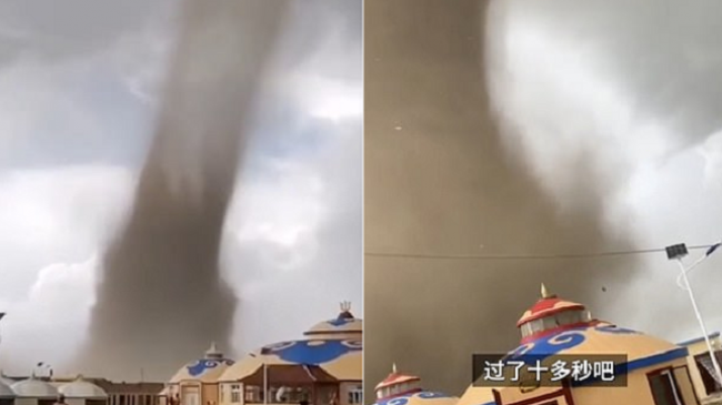 Pamje apokaliptike nga Kina, tornado godet një qytet [Video]