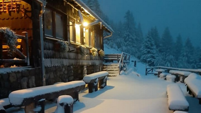 Vjeshta nis me borë në Slloveni [Foto]