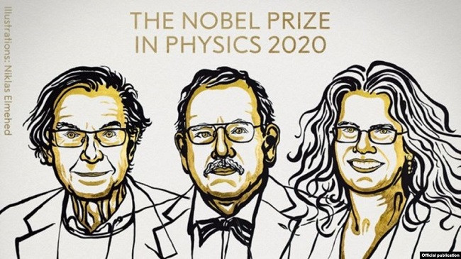 Shkencëtarët e vrimave të zeza fitojnë Çmimin Nobel për Fizikë