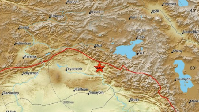 Tërmeti dridh Turqinë juglindore