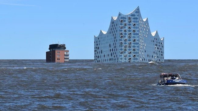 Studiuesit amerikanë paralajmërojnë ‘përmbytjen e madhe’ – pjesë të Hamburgut mund të ‘fundosën’ nën ujë deri në vitin 2030?