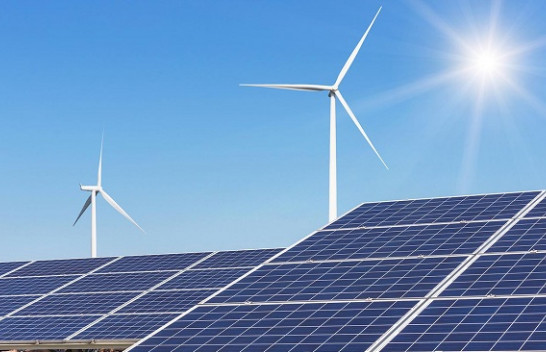 Turqia mbi mesataren botërore të prodhimit të energjisë elektrike nga era dhe dielli