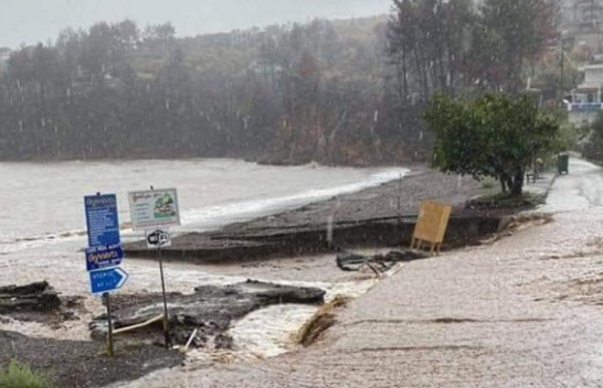 Stuhia shkatërrimtare godet ishullin e Evias në Greqi, përmbytjet dhe dëme materiale [Foto]