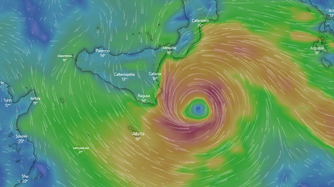 Cikloni Medikane po transformohet në uragan, të premten pritet ta godet sërish Italinë