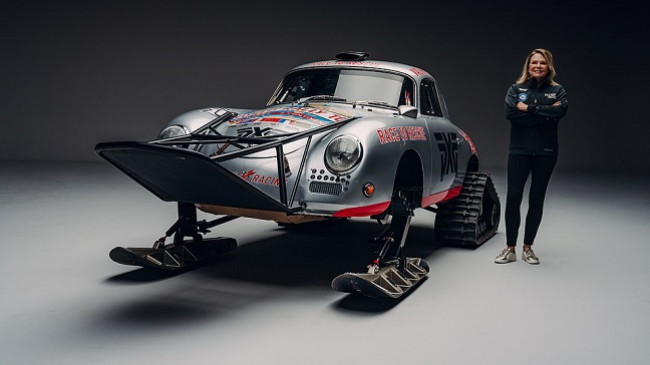 Porsche e vitit 1956 është gati për një garë në Antarktidë [Foto]