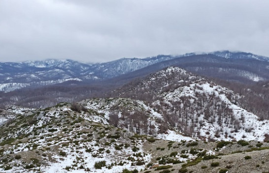 Vranësira, reshje shiu e bore, parashikimi i motit në Shqipëri