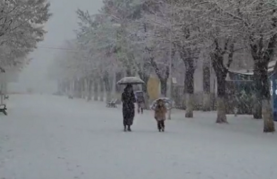 Dibra përfshihet nga reshjet e dëborës [Video]