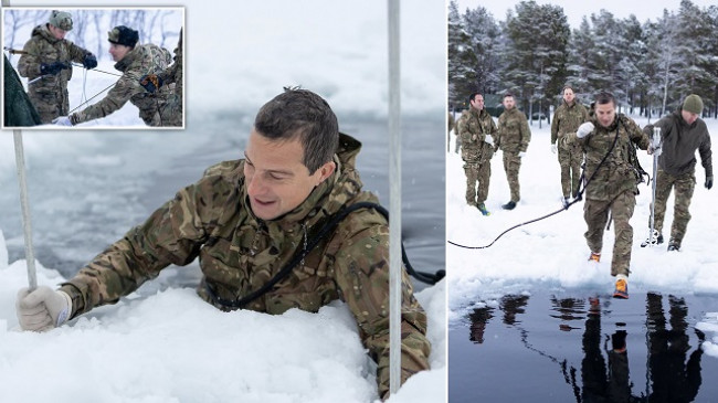 Aventurieri sfidon ujin e ngrirë në temperatura -35 gradë Celsius në Arktik
