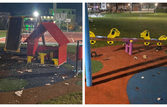 Vandalët dëmtojnë parkun e ri në Istog