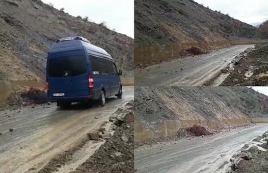 Vijon shembja e dherave në rrugën e Arbrit, rrezikohen mjetet