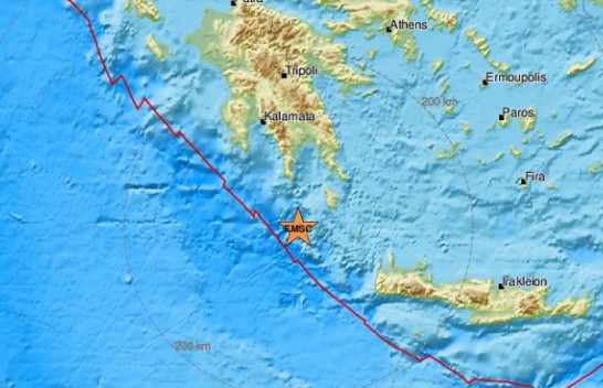 Tërmeti i fort shkund Greqinë