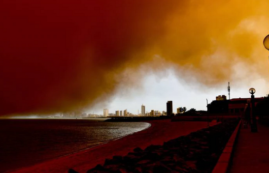 Pamje apokaliptike, stuhia e rërës mbulon Lindjen e Mesme