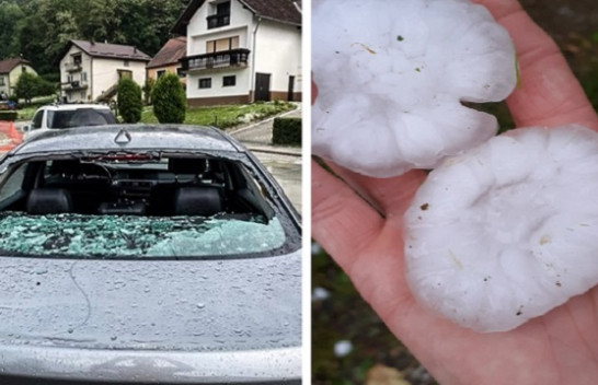 Breshëri shkatërron të mbjellat, shtëpitë dhe automjetet në Kroaci