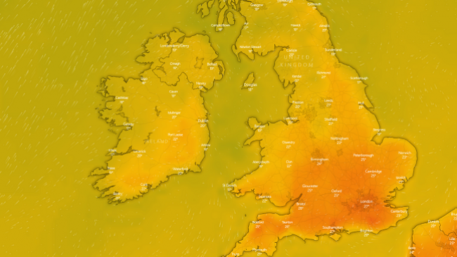 Një tjetër valë e të nxehtit pritet të përfshijë Britaninë e Madhe javën e ardhshme