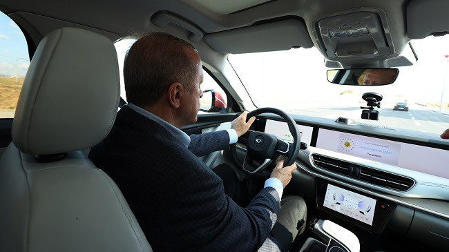 Erdoğan teston automjetin turk TOGG