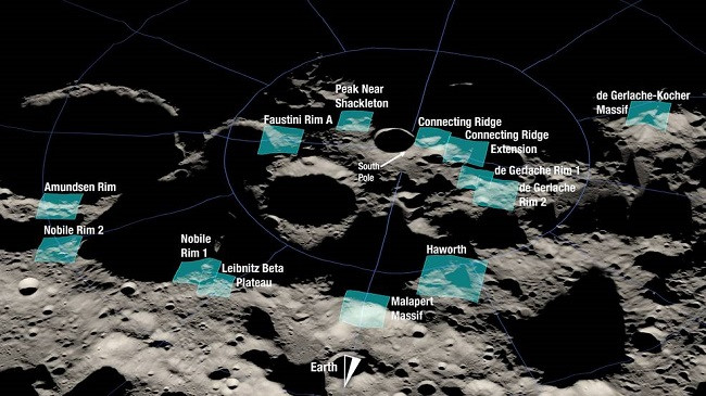 NASA ka zgjedhur vendet e mundshme për uljen në Hënë