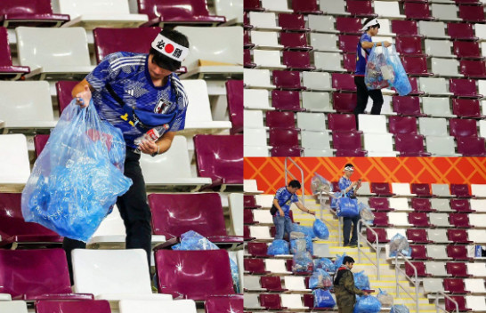 Tifozët japonezë vazhdojnë traditën, pastruan stadiumin pas fitores së Japonisë