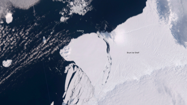 Ajsbergu më i madh se Londra shkëputet nga Antarktida