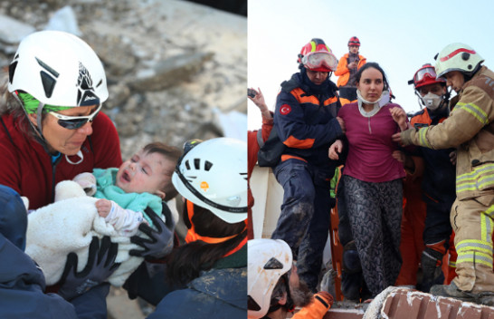 Një nënë dhe foshnja e saj 6 muajshe u shpëtuan nga rrënojat 29 orë pas tërmetit në Turqi