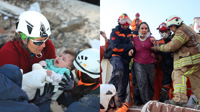 Një nënë dhe foshnja e saj 6 muajshe u shpëtuan nga rrënojat 29 orë pas tërmetit në Turqi