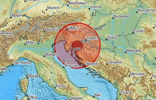 Tërmet në Kroaci