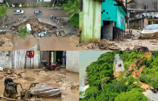Të paktën 36 të vdekur dhe dhjetëra të zhdukur nga përmbytjet në Brazil