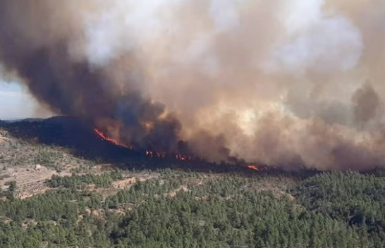 Spanjë, evakuohen qindra persona për shkak të zjarrit pyjor
