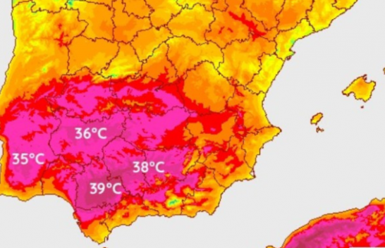 Spanja thyen rekord për temperaturën më të lartë për muajin prill