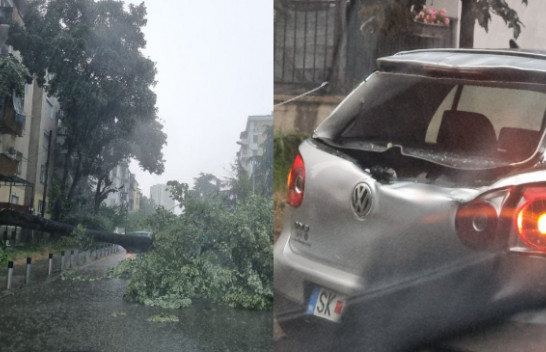 Ja çka bëri stuhia në Shkup