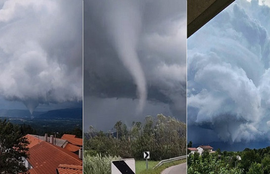 Stuhi me erëra e forcë uragani përfshiu Slloveninë, një tornado u zhvillua në Ilirska Bistrica