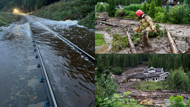 Norvegjia goditet nga përmbytjet më shkatërruese në 50 vitet e fundit