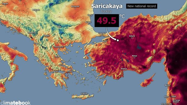 Vala e të nxehtit në Turqi, regjistrohet rekordi i ri maksimal i temperaturës