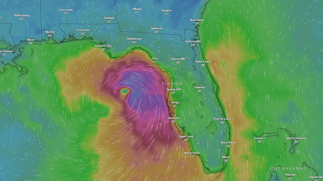 Uragani Idalia forcohet ndërsa i afrohet Floridës