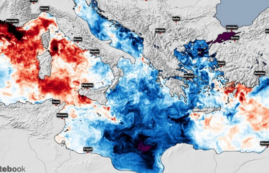 Stuhia Daniel: Efekti në temperaturën e sipërfaqes së detit