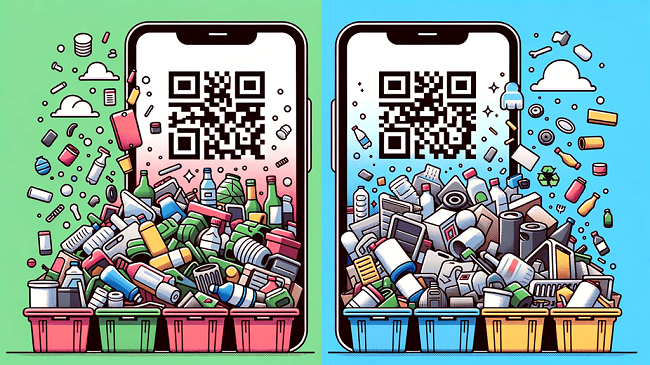Kodet QR janë gati ta bëjnë riciklimin shumë më të lehtë
