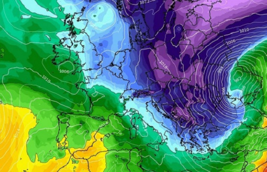 Masat e ftohta ajrore nga Arktiku pritet të godasin Ballkanin këtë fundjavë, priten edhe reshje bore