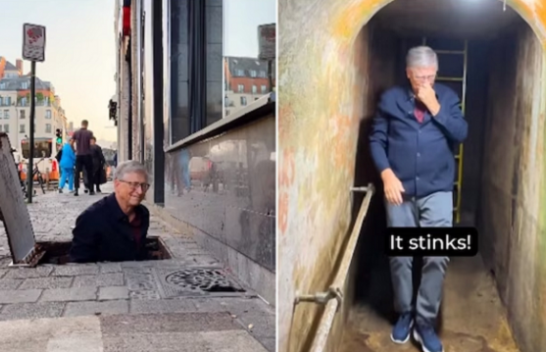 INTERESANTE/ Bill Gates e sfidon veten me erën e tmerrshme, kalon ditën në kanalizime