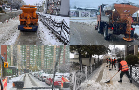 Bora e parë zbardh Prishtinë, Rama bën thirrje për kujdes të shtuar në rrugë