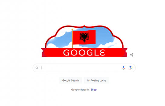 Google 'valëvit' flamurin shqiptar