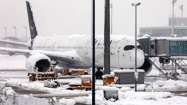 Reshjet e borës dhe akulli “paralizojnë” transportin në Munih dhe Frankfurt