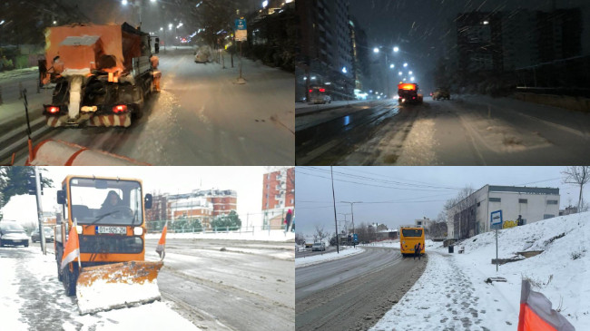 Kjo është gjendja e rrugëve në Prishtinë nga reshjet e borës